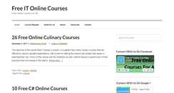 Desktop Screenshot of freeitonlinecourses.com